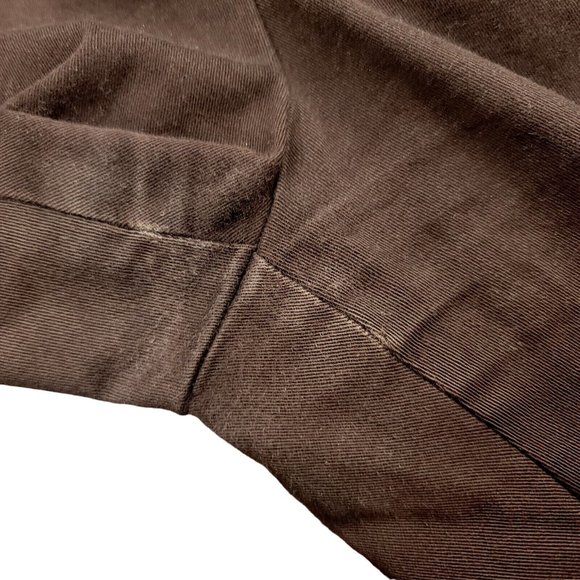 St. John Sport Womens 6 Pants Vintage Brown Denim High Rise Wide Leg Excellent - Picture 9 of 11